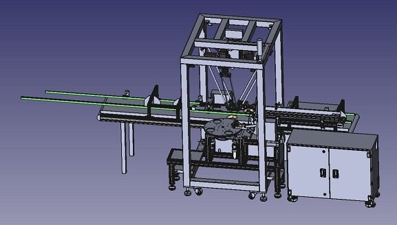 상지관 조립 라인